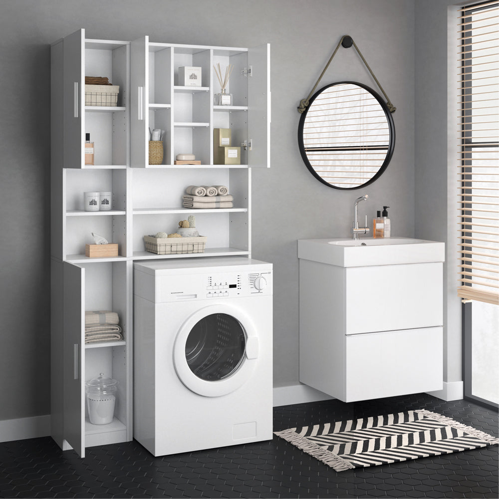 Vicco Mobile bagno alto Bianco 32 x 190 cm