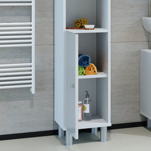Vicco Mobile bagno alto Bianco lucido 30 x 190 cm