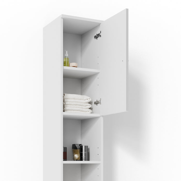 Vicco Mobile bagno alto Bianco lucido 30 x 190 cm