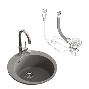 Bergström Lavello Calcestruzzo 50.5 x 50.5 cm Rotondo