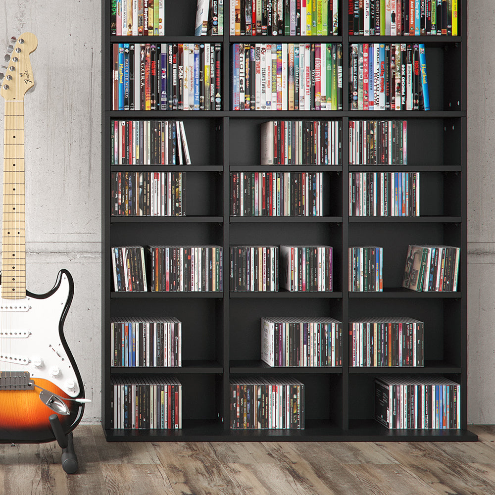 Vicco Scaffale porta cd Nero 102 x 178 cm