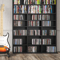 Vicco Scaffale porta cd Nero 102 x 178 cm