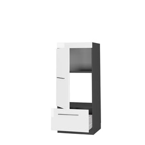 Vicco Set mobili bagno Bianco lucido 60 cm