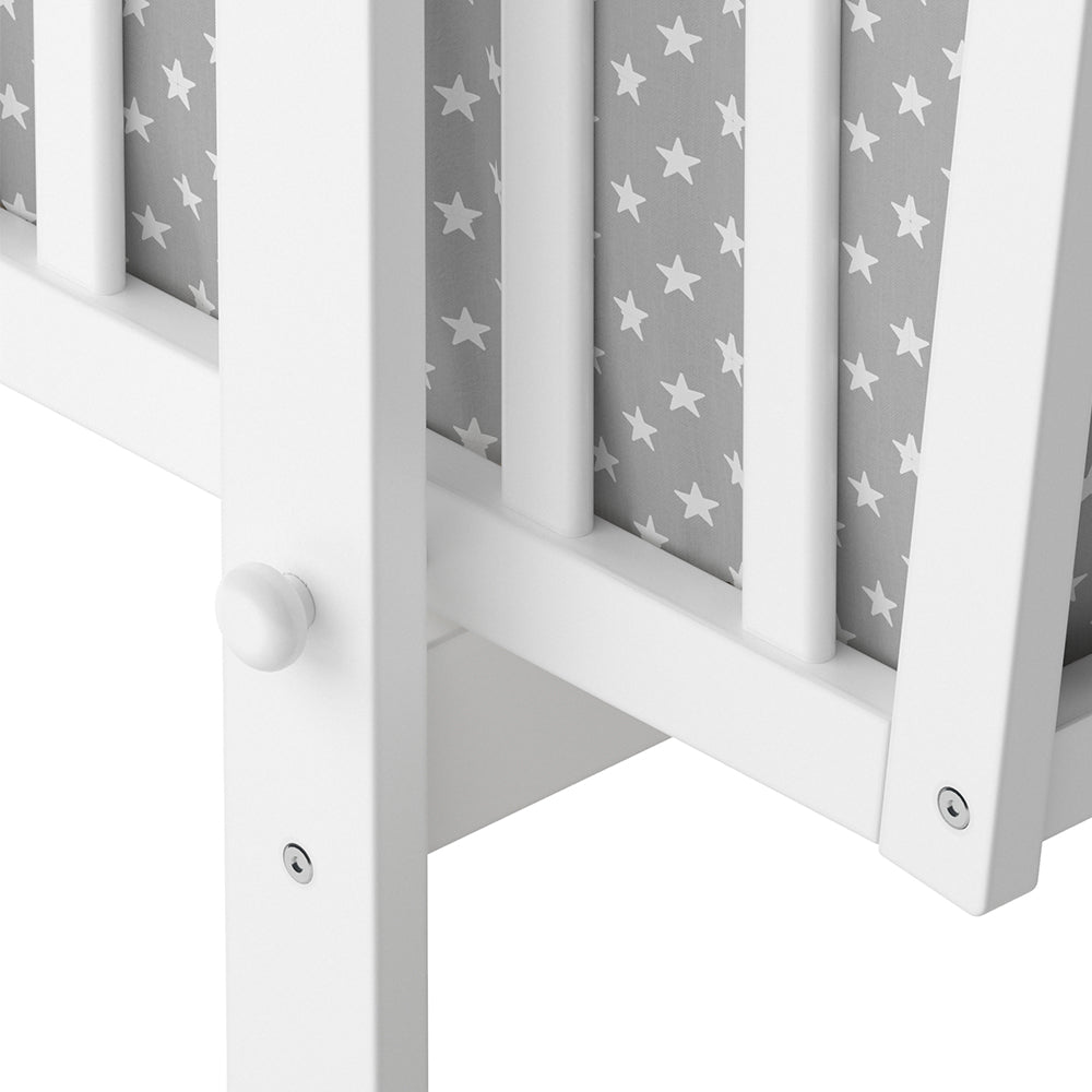 Vitalispa Lettino per bambini Bianco 40x90 con felpa con cappuccio