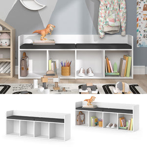 Vicco Scaffale per bambini Bianco 142.4 x 53.4 cm Senza box pieghevole