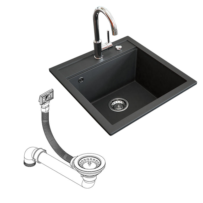 Bergström Lavello Nero 49 x 51 cm