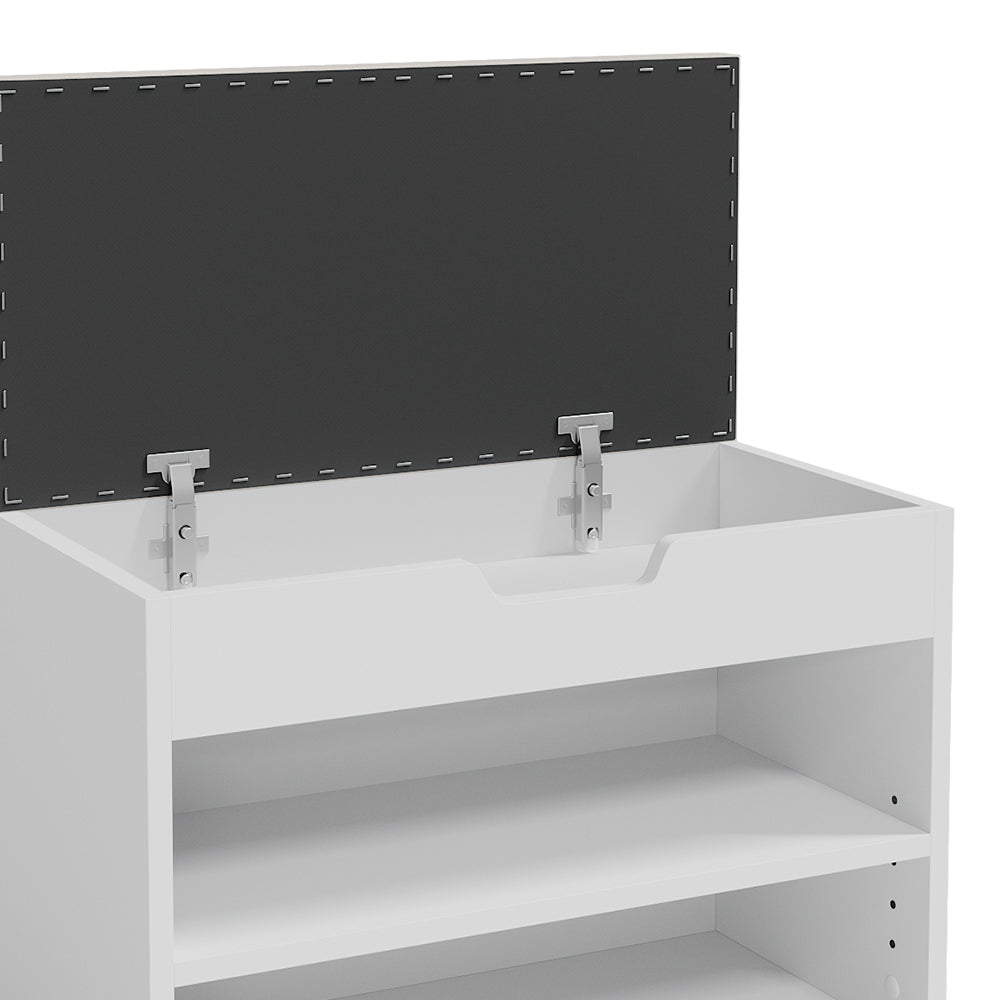 Vicco Panca scarpiera da ingresso Bianco 60 x 45 cm