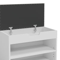 Vicco Panca scarpiera da ingresso Bianco 60 x 45 cm