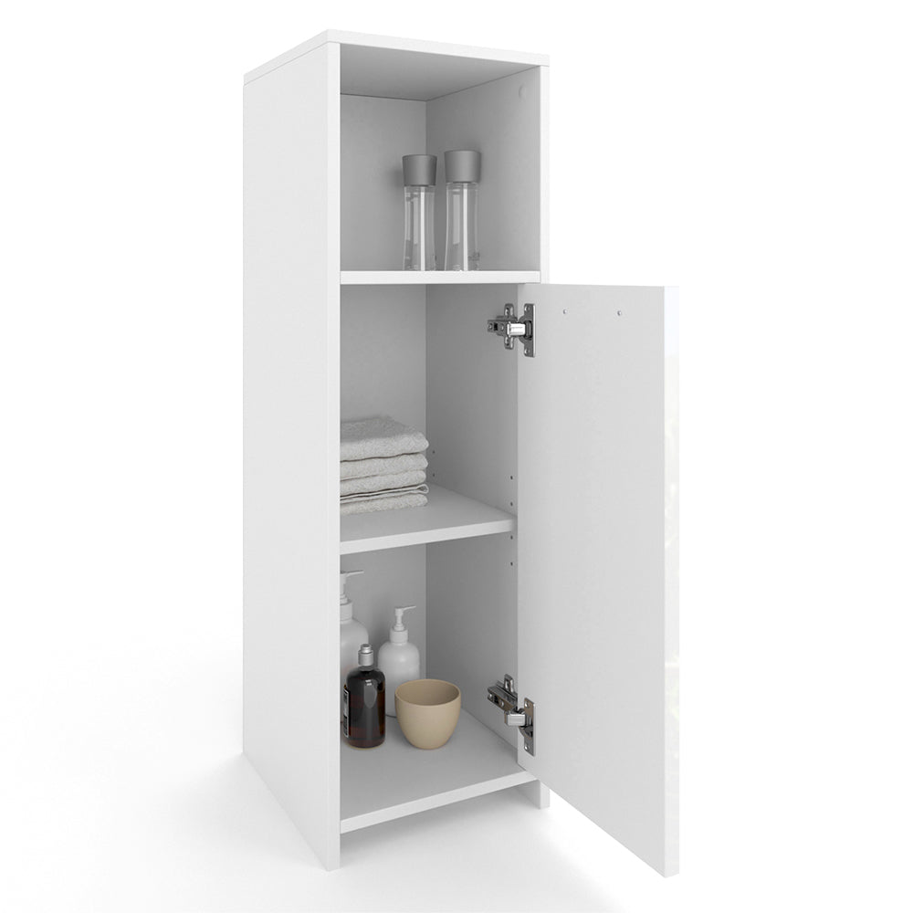 Vicco Mobiletto bagno Bianco lucido 30 x 95 cm