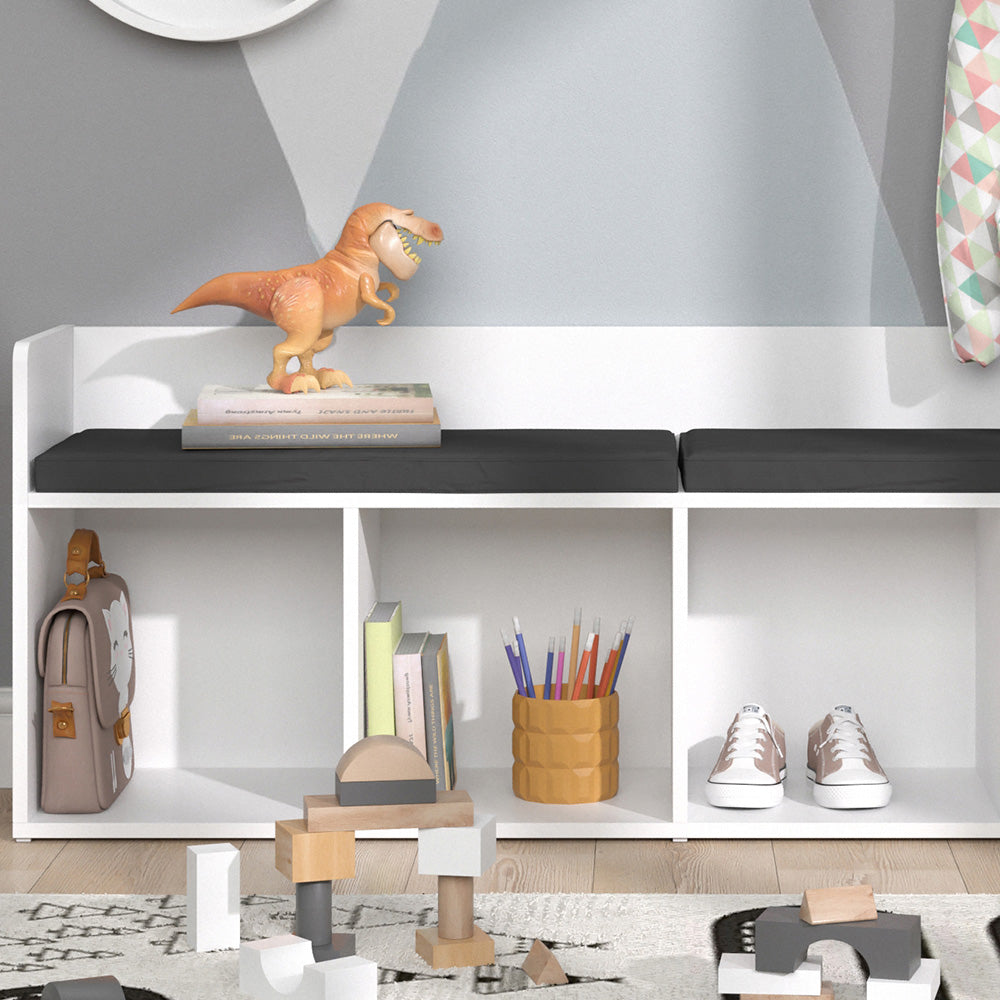 Vicco Scaffale per bambini Bianco 142.4 x 53.4 cm Senza box pieghevole