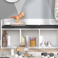 Vicco Scaffale per bambini Bianco 142.4 x 53.4 cm Senza box pieghevole