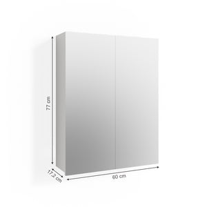 Vicco Specchio contenitore bagno Bianco 60 x 77 cm