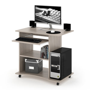 Vicco Scrivania con ruote Sonoma 80 x 50 cm