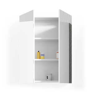Vicco Specchio contenitore bagno Bianco 60 x 77 cm