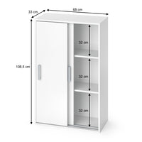 Vicco Armadio multifunzione Bianco 68 x 108.5 cm