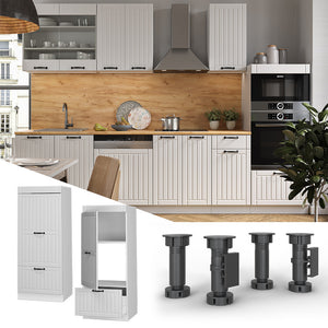 Vicco Set mobili bagno Bianco casa di campagna 60 cm