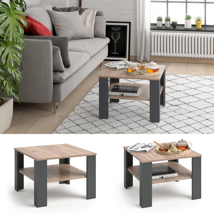 Vicco Tavolino da salotto Antracite 60 x 60 cm