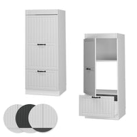 Vicco Set mobili bagno Bianco casa di campagna 60 cm