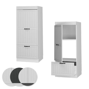 Vicco Set mobili bagno Bianco casa di campagna 60 cm