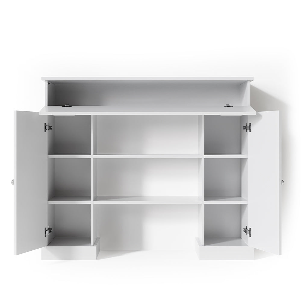 Vicco Cornice per caminetto Bianco 119.5 x 103 cm