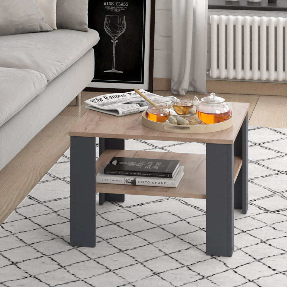 Vicco Tavolino da salotto Antracite 60 x 60 cm