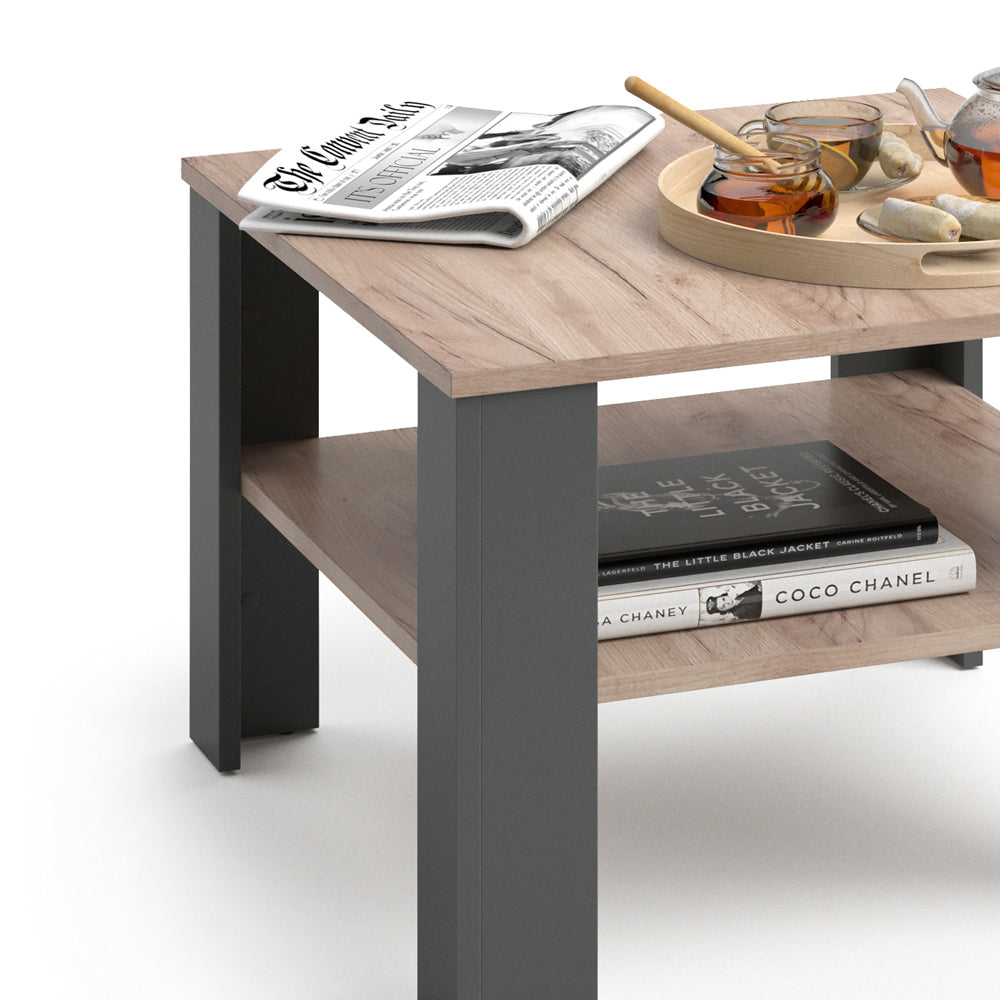 Vicco Tavolino da salotto Antracite 60 x 60 cm