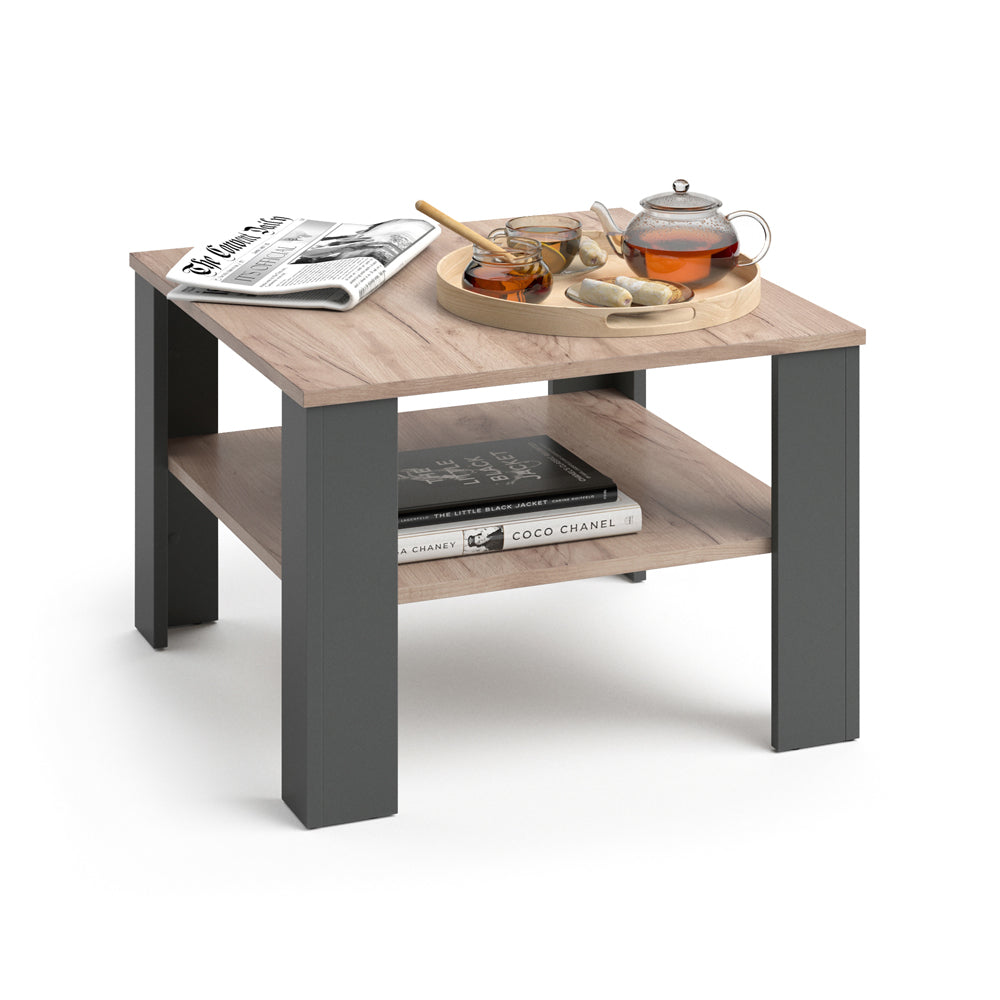 Vicco Tavolino da salotto Antracite 60 x 60 cm