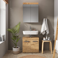 Vicco Specchio contenitore bagno Quercia Wotan 60 x 77 cm