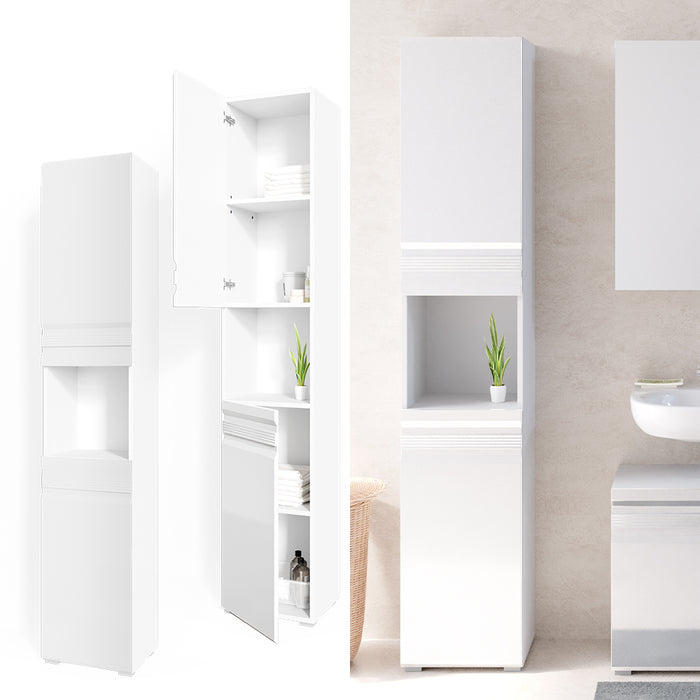 Vicco Mobile bagno alto Bianco 36.4 x 190.5 cm