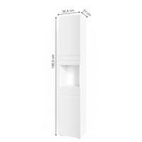 Vicco Mobile bagno alto Bianco 36.4 x 190.5 cm