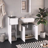 Vicco Mobiletto bagno Bianco lucido 30 x 95 cm