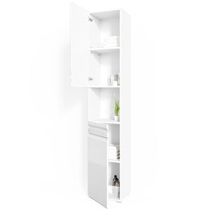 Vicco Mobile bagno alto Bianco 36.4 x 190.5 cm