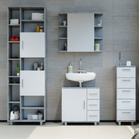 Vicco Mobile sottolavabo per bagno Calcestruzzo 60 x 60 cm