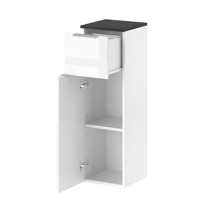 Vicco Mobiletto bagno Bianco lucido 30 x 95 cm