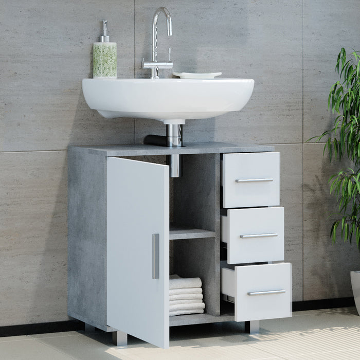 Vicco Mobile sottolavabo per bagno Calcestruzzo 60 x 60 cm