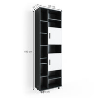 Vicco Mobile bagno alto Antracite/bianco 60 x 190 cm