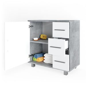 Vicco Mobile sottolavabo per bagno Calcestruzzo 60 x 60 cm