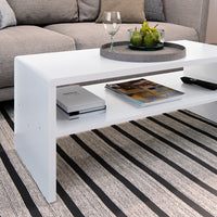 Vicco Tavolino da salotto Bianco 99.6 x 39.8 cm