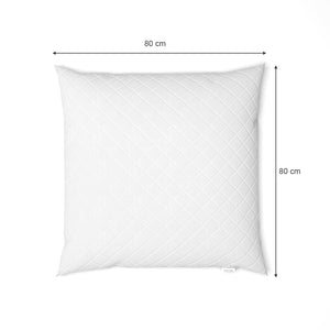 Vitalispa Cuscino per la testa Bianco 80 x 80 cm Set di 2