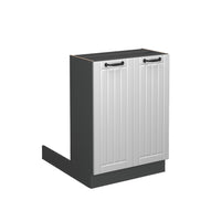 Vicco Isola cucina Bianco casa di campagna 60 cm senza piano di lavoro