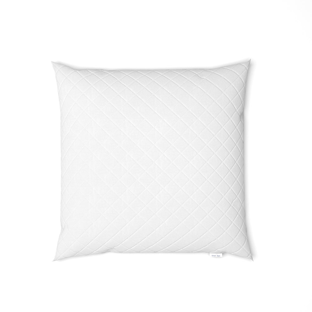 Vitalispa Cuscino per la testa Bianco 80 x 80 cm Set di 2