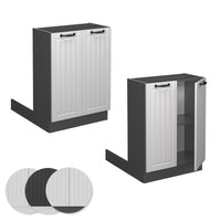 Vicco Isola cucina Bianco casa di campagna 60 cm senza piano di lavoro