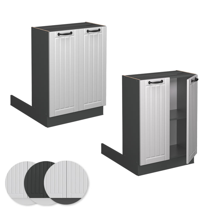 Vicco Isola cucina Bianco casa di campagna 60 cm senza piano di lavoro