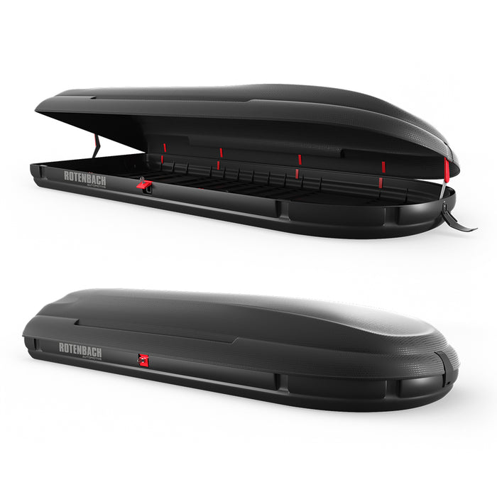 Rotenbach Box da tetto Nero 480 litri