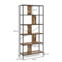 Vicco Divisorio per ambienti Legno antico 80 x 180 cm
