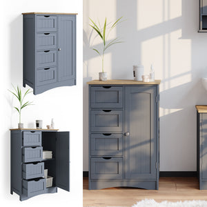 Vicco Cassettiera da bagno Grigio 55 x 81 cm