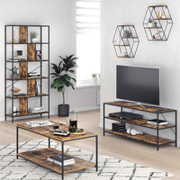 Vicco Divisorio per ambienti Legno antico 80 x 180 cm