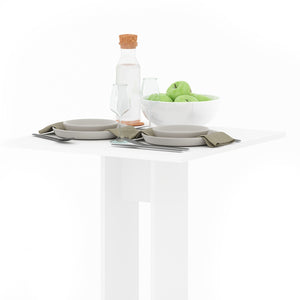 Vicco Tavolo da pranzo Bianco 65 x 65 cm
