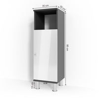 Vicco Mobiletto bagno Antracite 30 x 95 cm