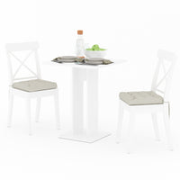 Vicco Tavolo da pranzo Bianco 65 x 65 cm